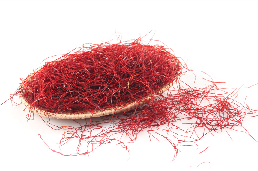 白底上的细辣椒丝