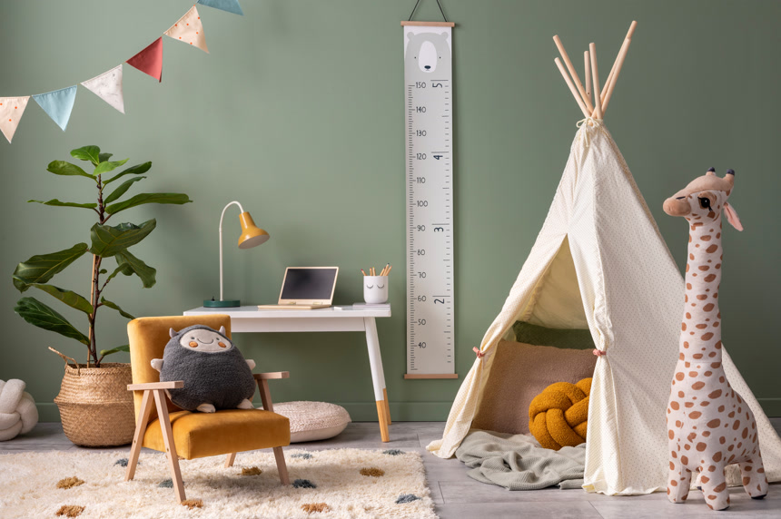 富有创意的设计风格和舒适的儿童房室内设计