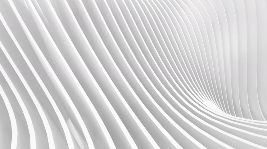 白色多层曲线设计灵感3D渲染设计