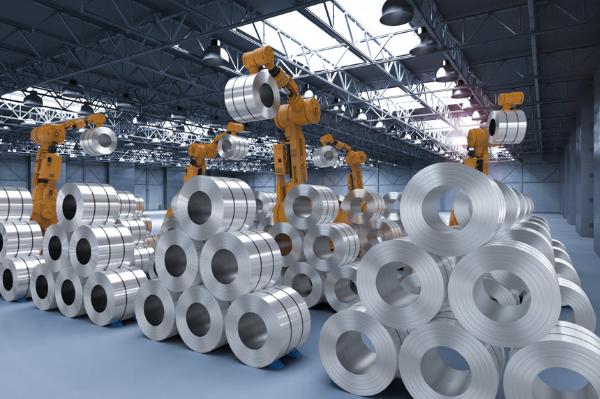 滚钢机器人的智能车间科学技术