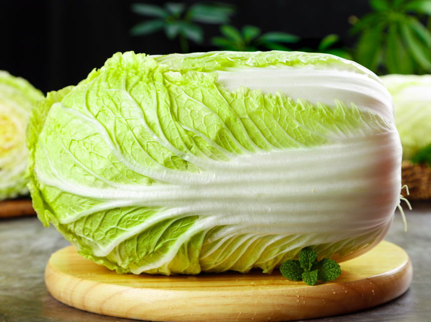 深底上的大白菜