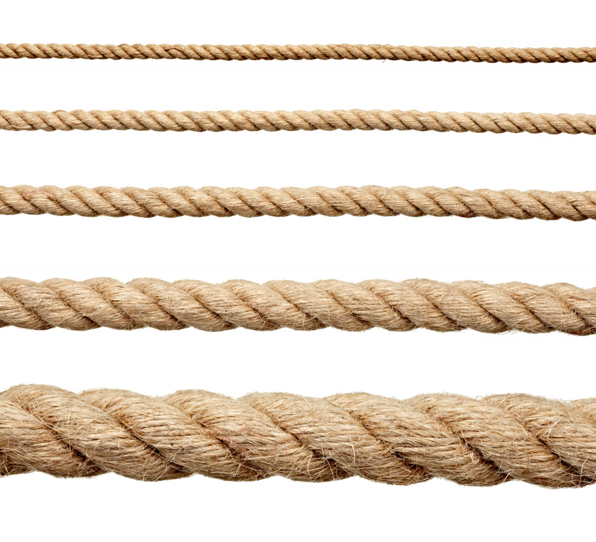 绳子一系列白底图