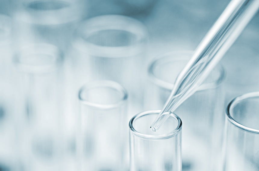 生物医学测试的矢量图解试管插图