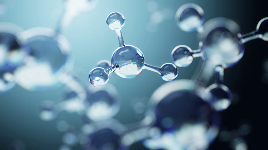 原子与分子科学3d背景壁纸