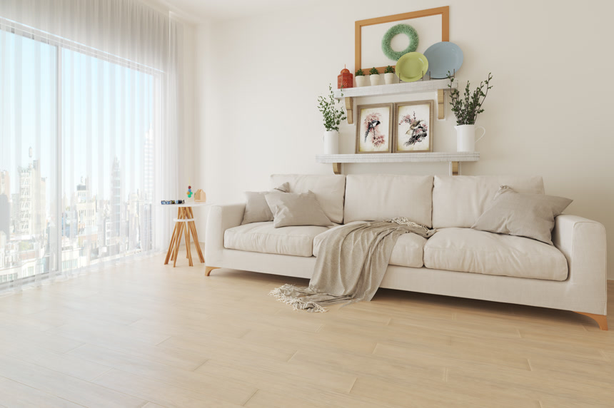 明亮现代简约客厅案例图室内设计