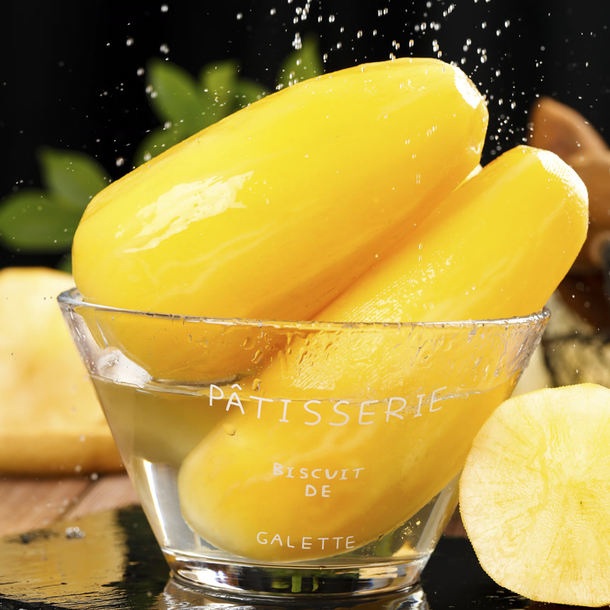 深底上的雪莲果