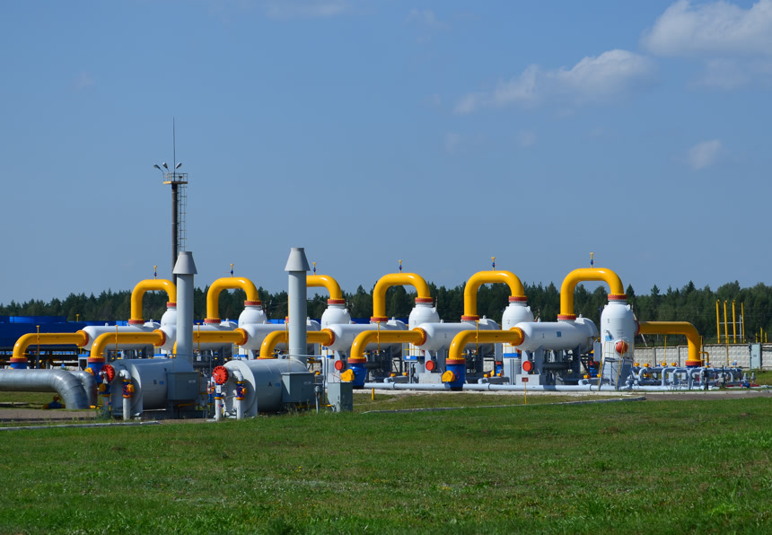 天然气管道摄影图