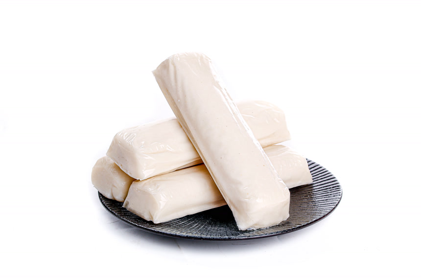 白底上的水磨年糕