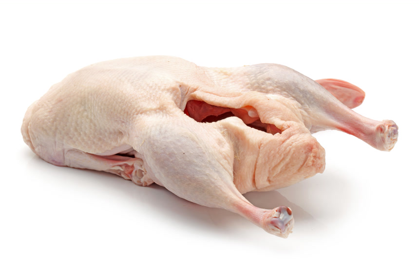 生鸭生鲜食品美食背景