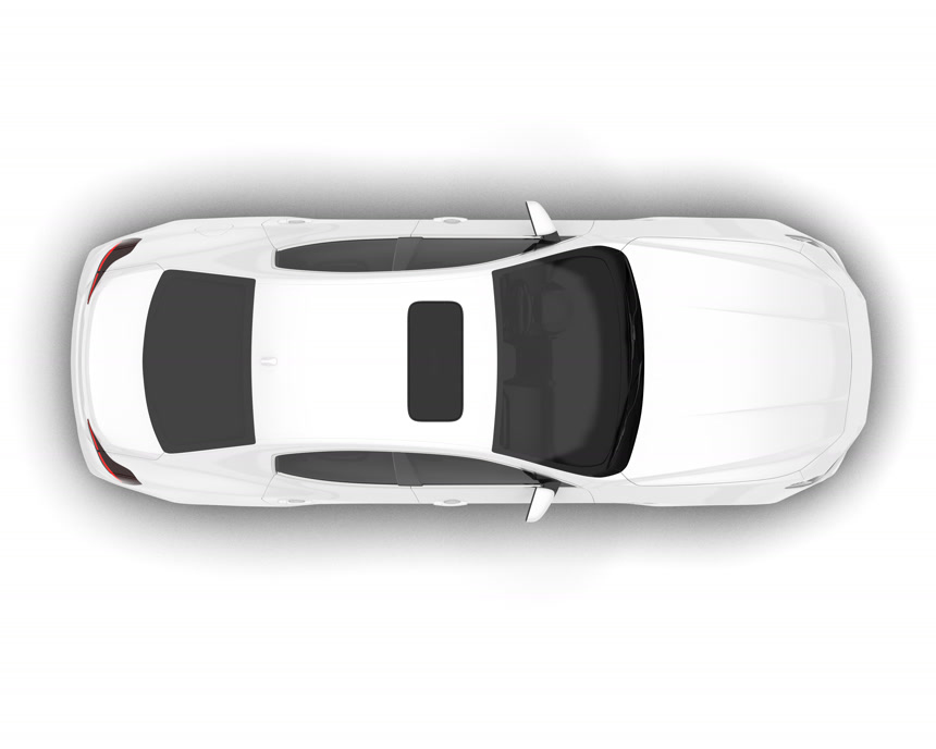 创意炫酷白色跑车3D渲染特写交通运输