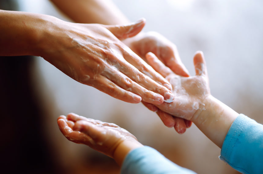 细菌病毒健康保健洗手