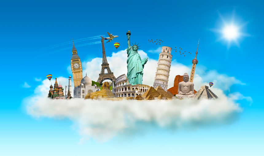 云游世界著名的历史遗迹旅行旅游