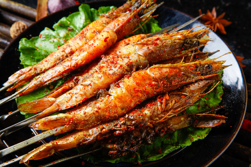 烧烤大虾