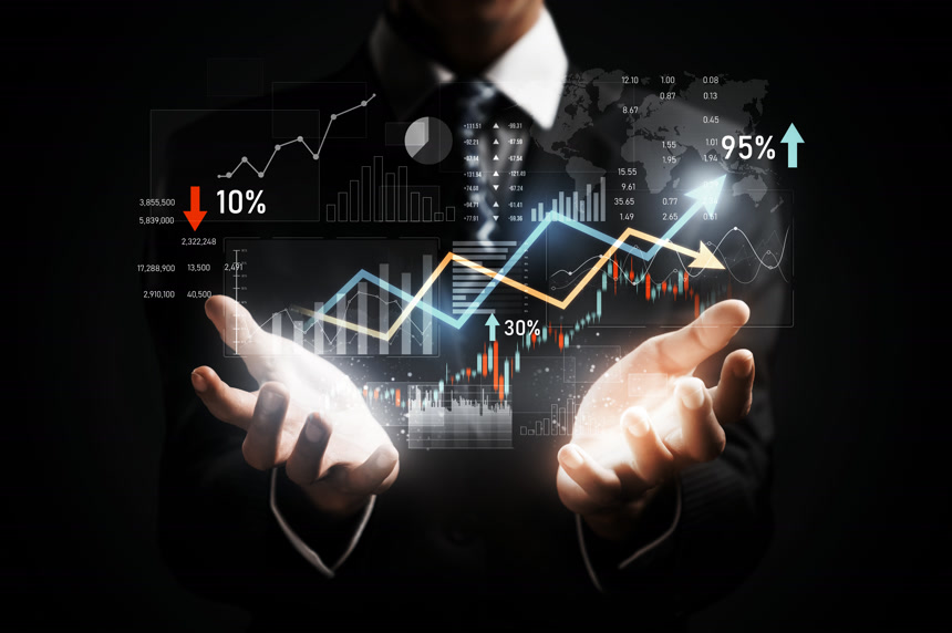 双手点击屏幕网络安全技术大数据智能