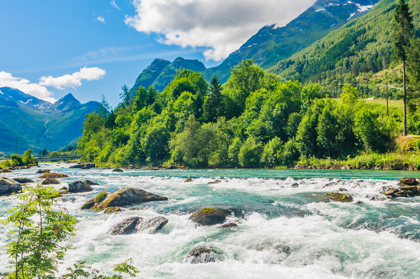 山川河流自然风光电脑壁纸风景旅游图