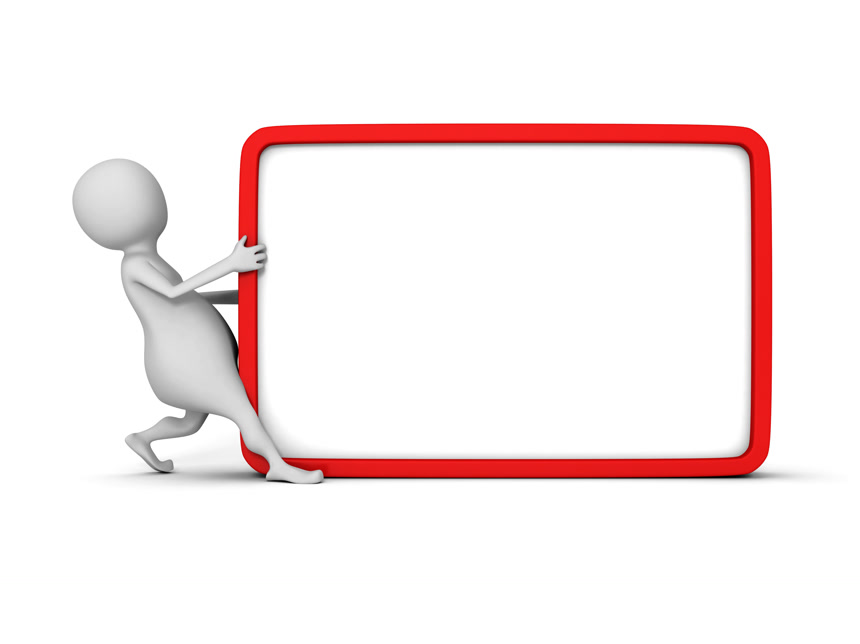  三维人偶拉出对话框公司行政宣传