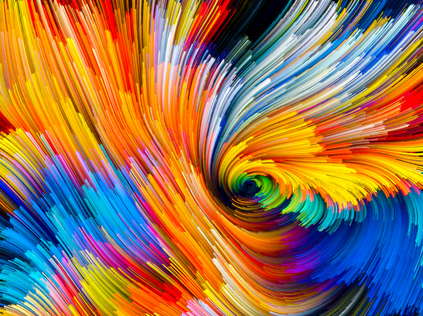 彩色卡纸抽象背景装饰