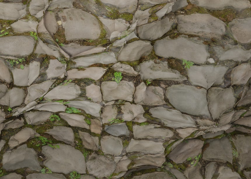 鹅卵石墙纹理背景