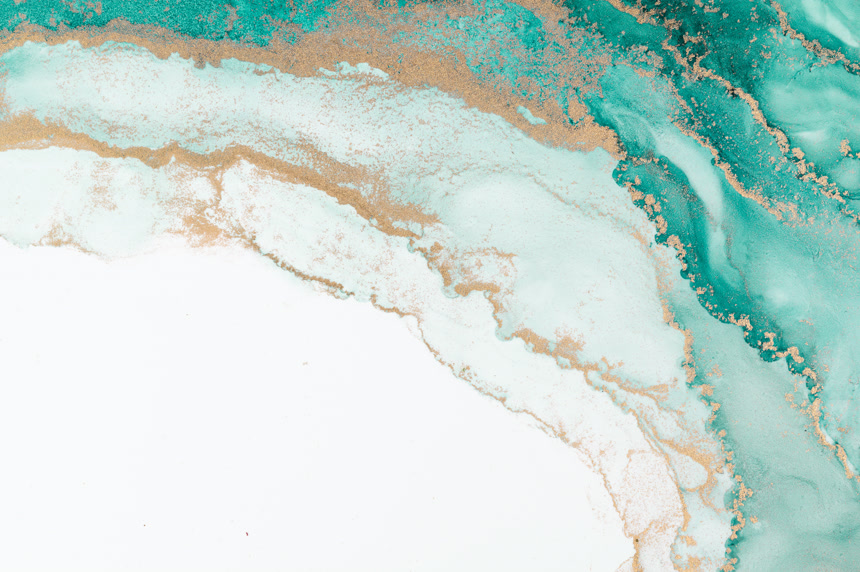 Marble ink abstract art from meticulous original painting abstract background . Painting was painted on high quality paper texture to create smooth marble background pattern of ombre alcohol ink水彩油漆纹理 .