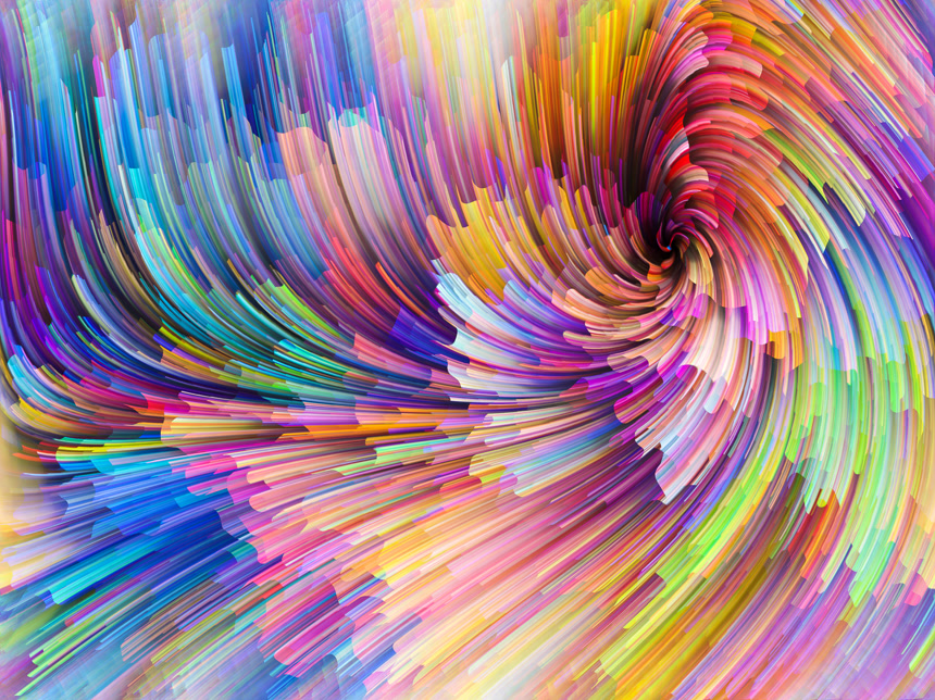 彩色线条背景电脑背景