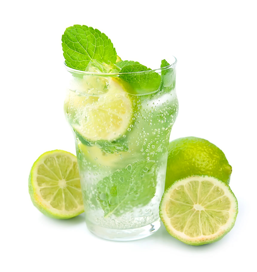 新鲜青柠鸡尾酒广告图饮品医疗酒吧产品