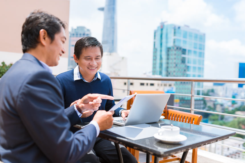 商务谈判合作洽谈商业素材