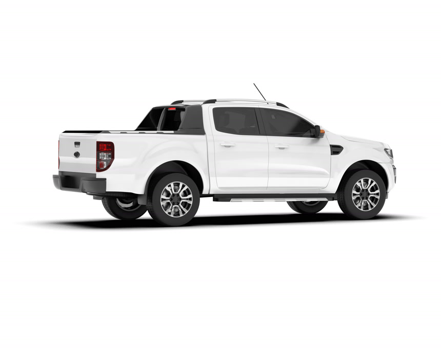 白色皮卡车白底图交通运输设备