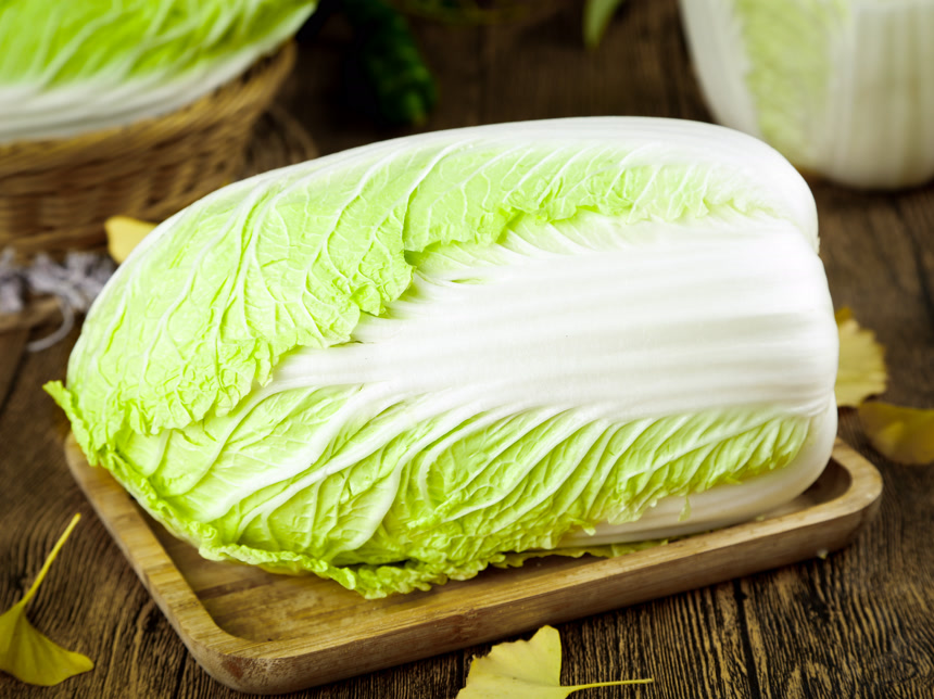 深底上的大白菜