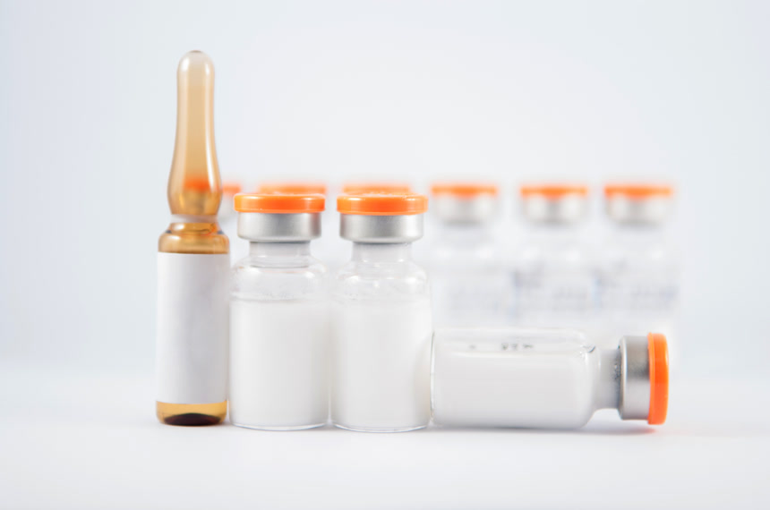 白色药剂瓶白底图产品宣传