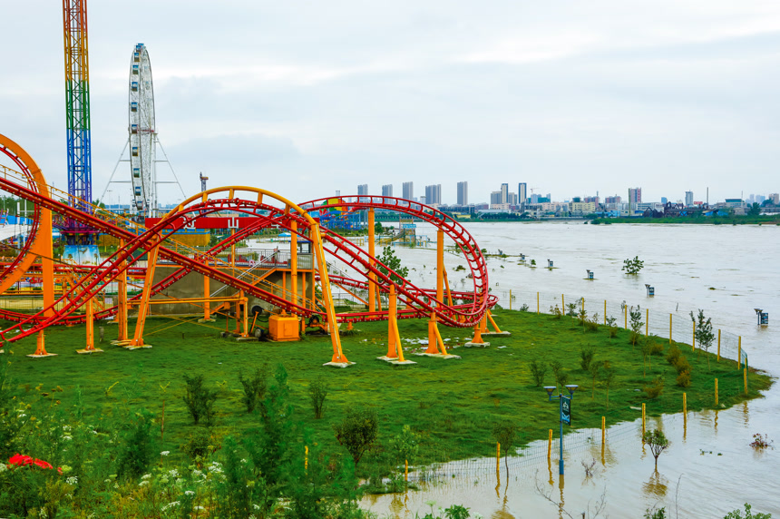 洪水洪涝自然灾害