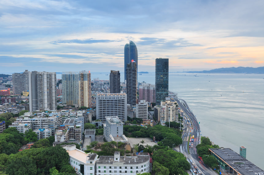 厦门鼓浪屿的人文建筑景观