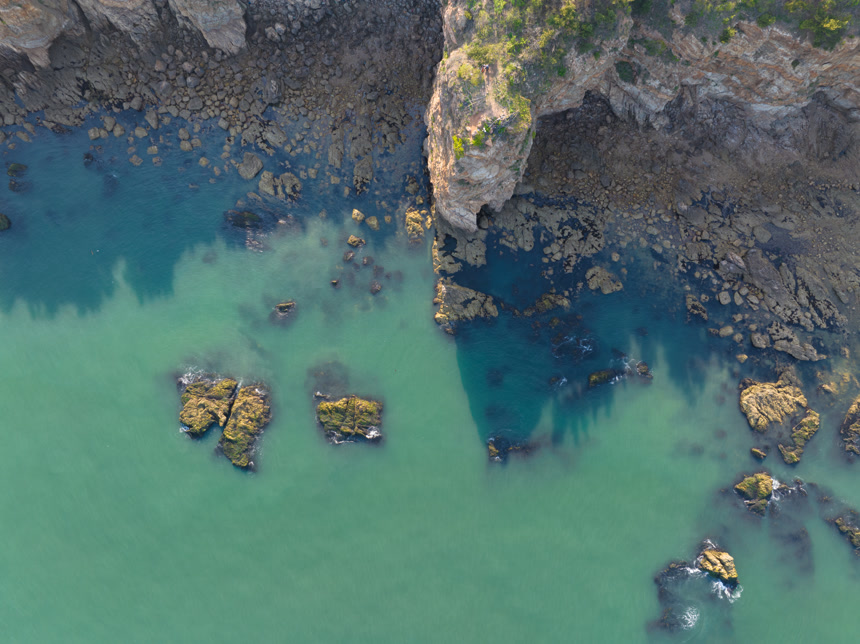 辽宁省大连滨海路温泉滨海风景自然风景