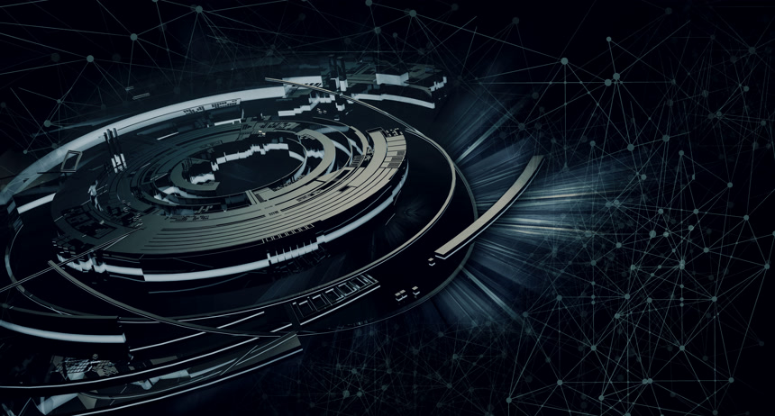 抽象技术概念的三维呈现智能科技