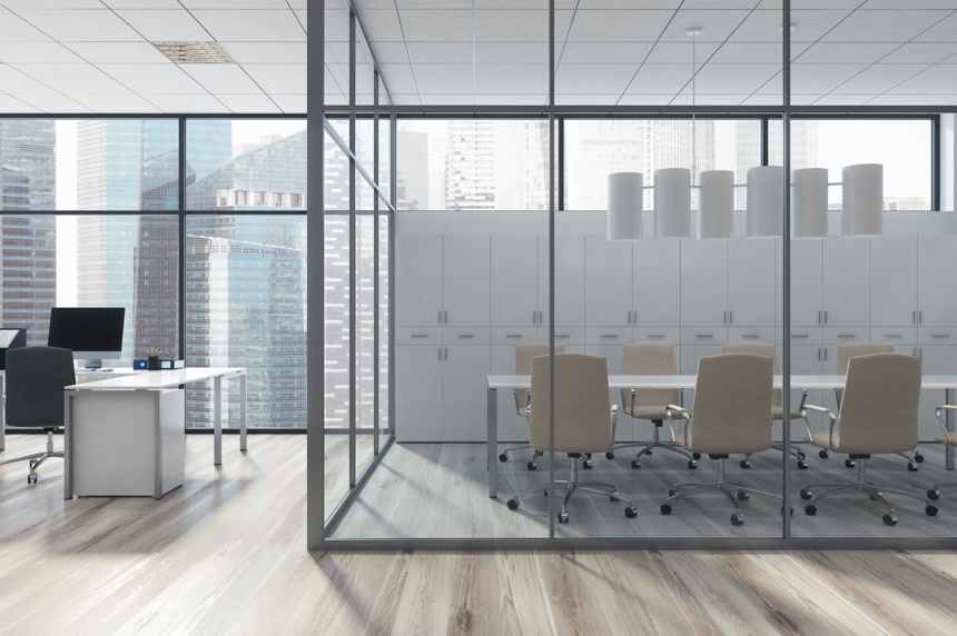 现代化的办公室结构设计宣传