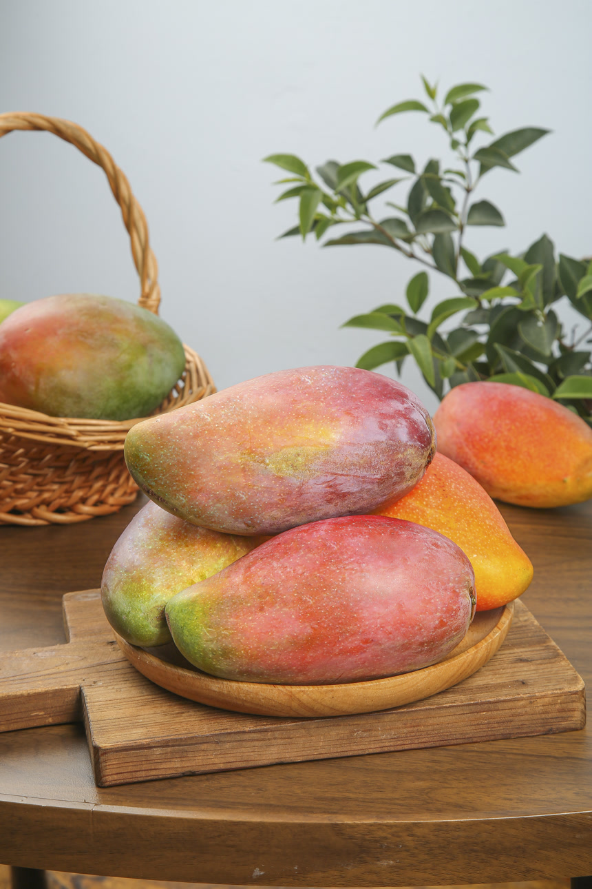 木底上放着的彩芒