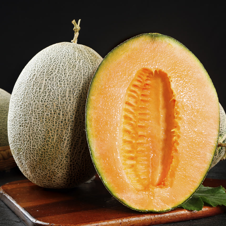 深底上的哈密瓜