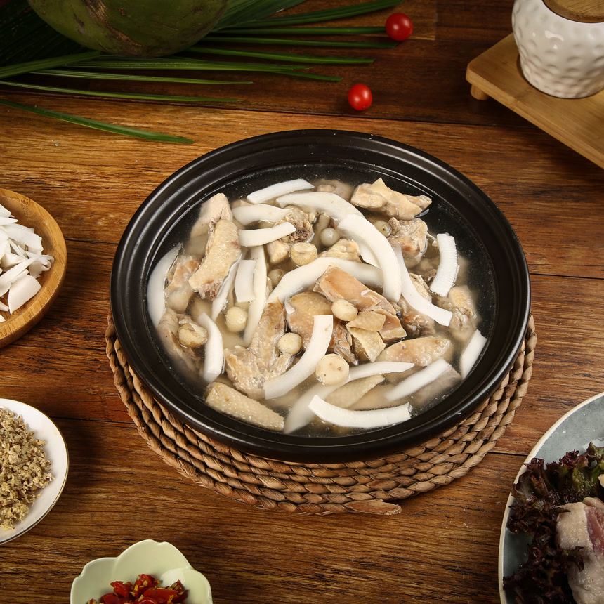 深底上的椰子鸡