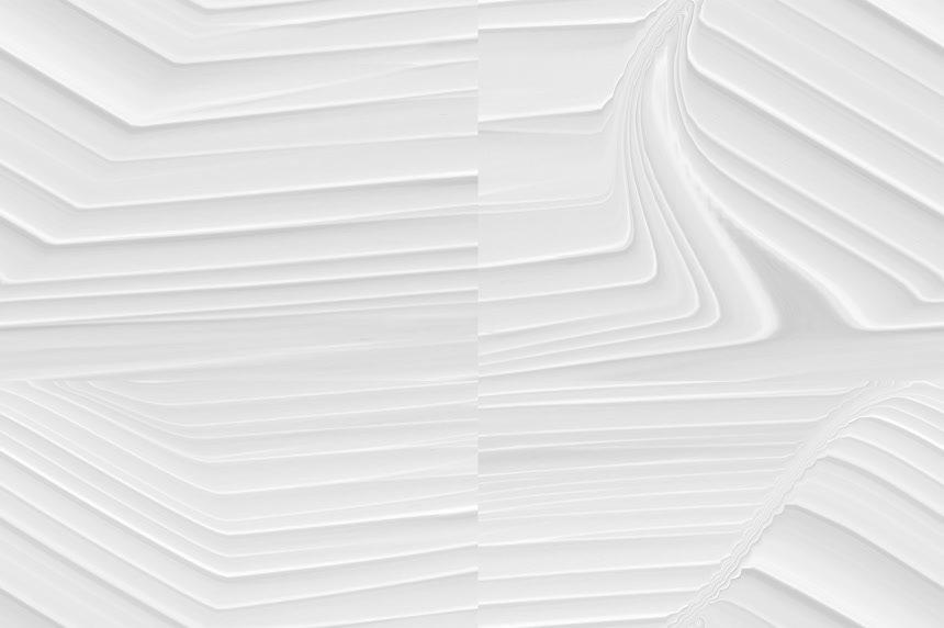 3D渲染的白色条纹背景现代抽象设计