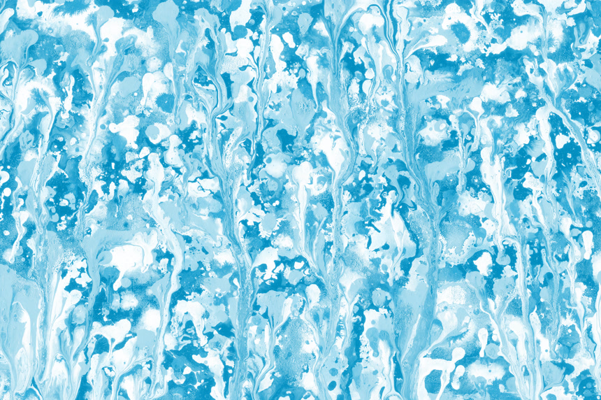 压克力涂料在纸上的纹理混乱抽象有机设计背景图