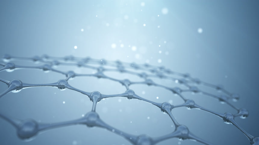 分子结构网络3d图