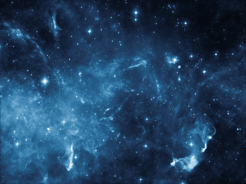 唯美星空系梦幻粒子背景