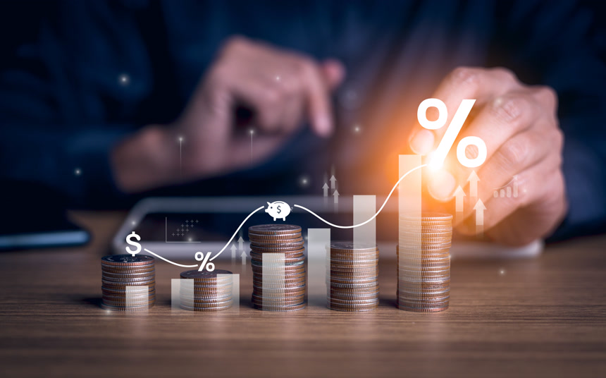 创意金融货币走势图商务经济