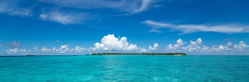 完美的热带岛屿天堂海滩自然风景