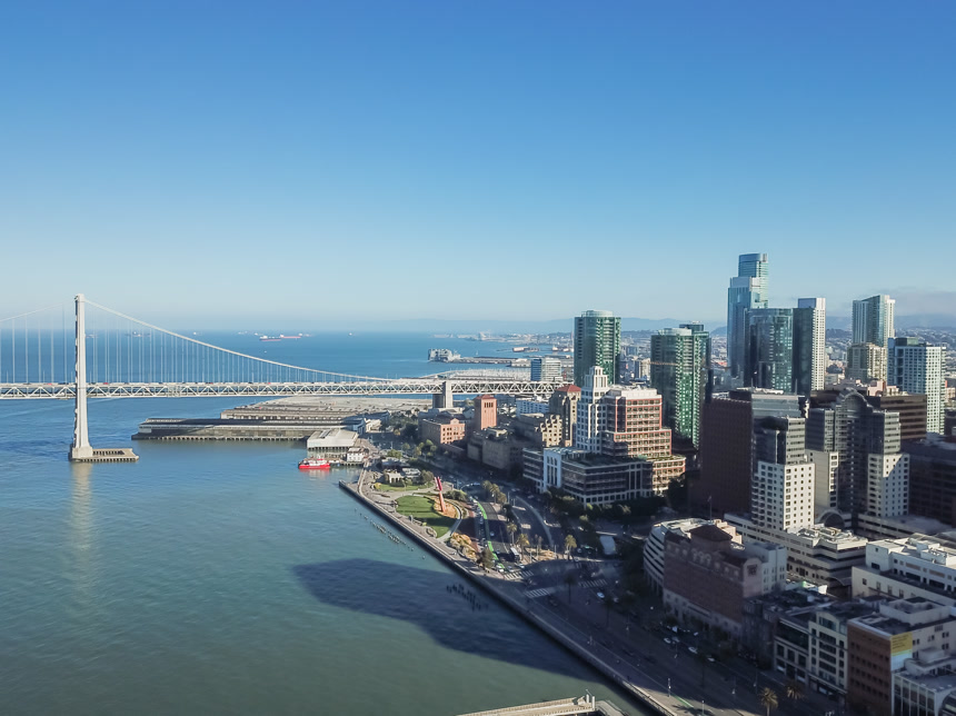 城市全景航拍图 城市建设与发展