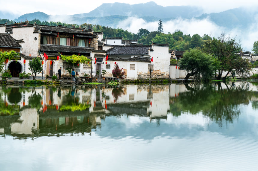 安徽红村，一个古老的村落