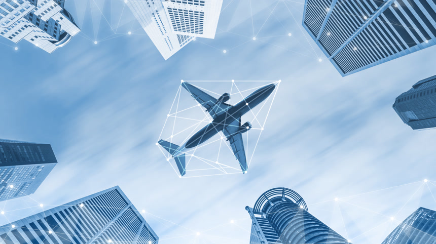 智能城市的现代创新电信与互联网网络连接5G无线数字连接与物联网的概念.