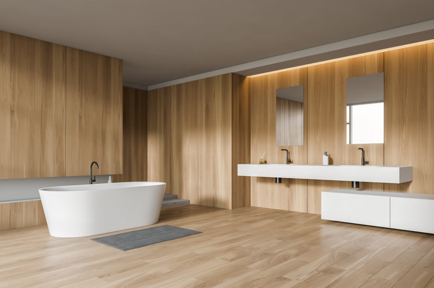 现代设计浴室居家生活方式