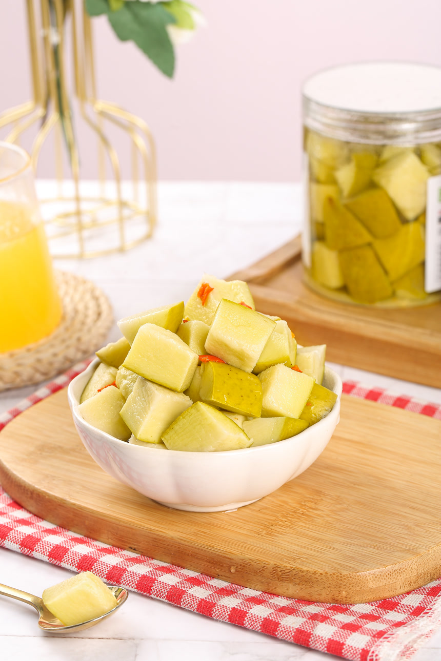 浅底上的酸甜芒果