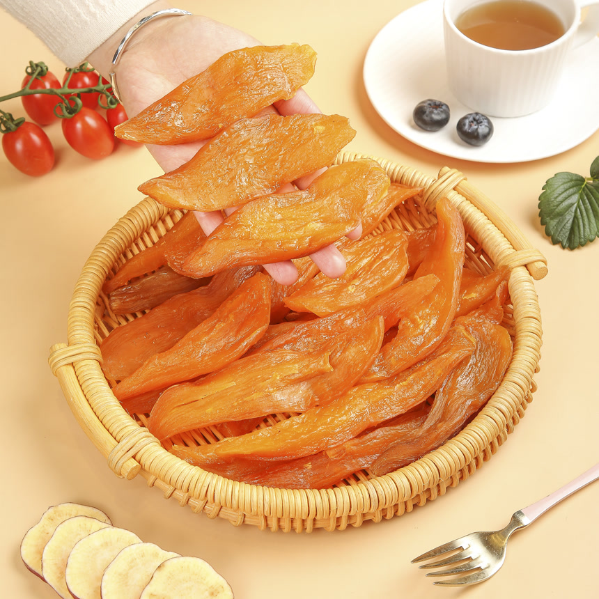 浅底上的红薯干