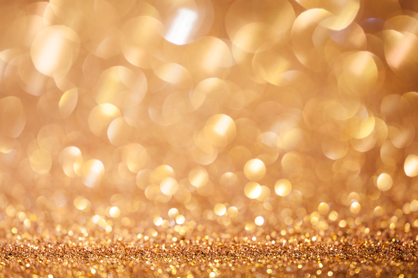 模糊的金粉光斑节日背景素材